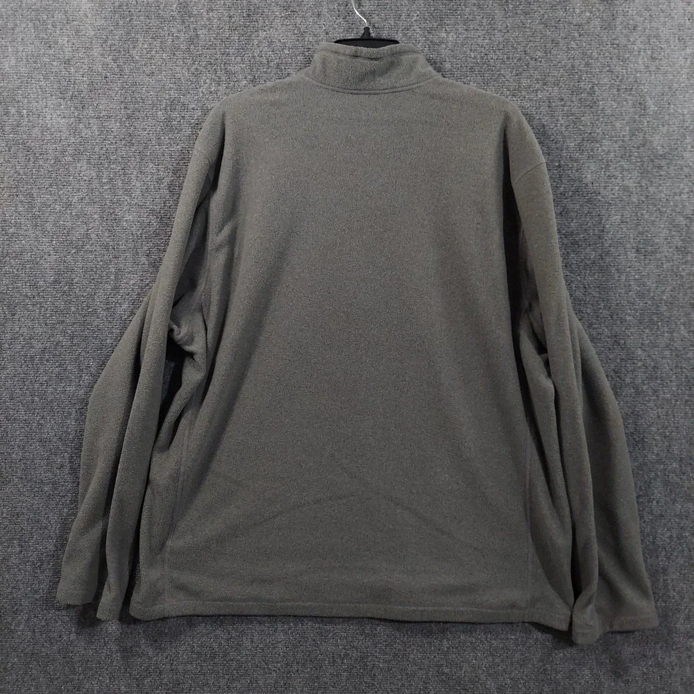 The North‎ Face Fleece Jacket Mens XL Gray 1/4 Zip Pullover Lightweight Outdoor